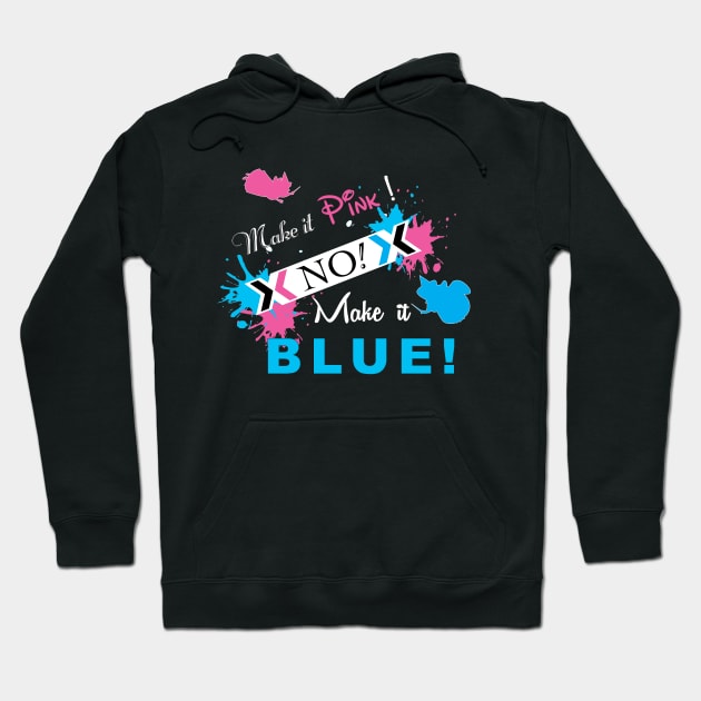 Make it pink No! Blue Hoodie by DisneyLife